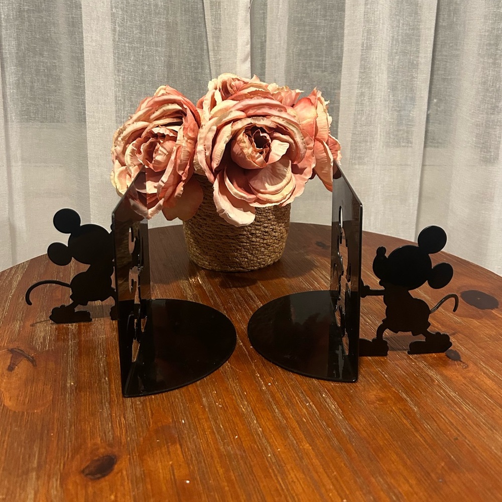 Vintage Michael Graves x Disney Mickey Mouse Metal Bookends
